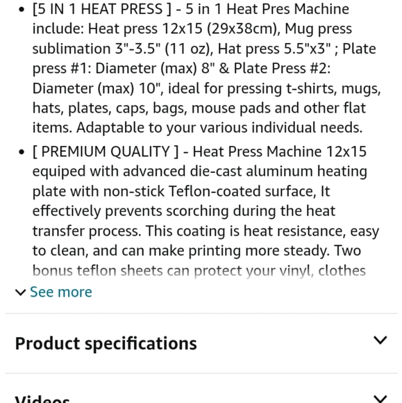 Heat press - Picture 2 of 4